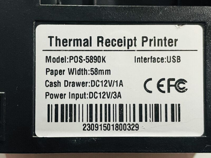 POS-5890K USB Thermal Receipt Printer - Image 8