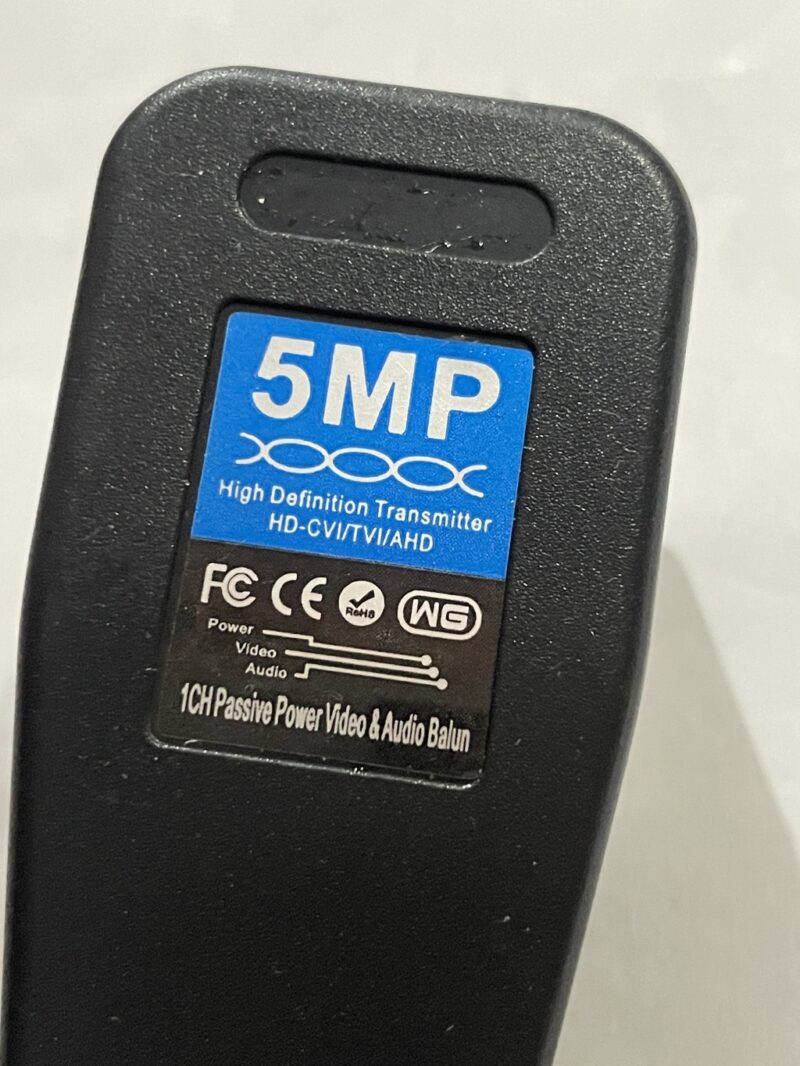 5MP Passive Video Balun – BNC & RCA Connectors - Image 4
